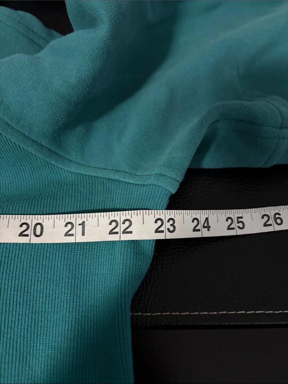 Lululemon Scuba Oversized Side Slit Hoodie Teal Lagoon cotton fleece Sz M/L
